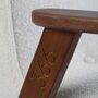 366 Sessel Holz Bouclé Weiß 1