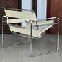 Vintage Marcel Breuer Wassily Chair Weiß 1960er Jahre 1