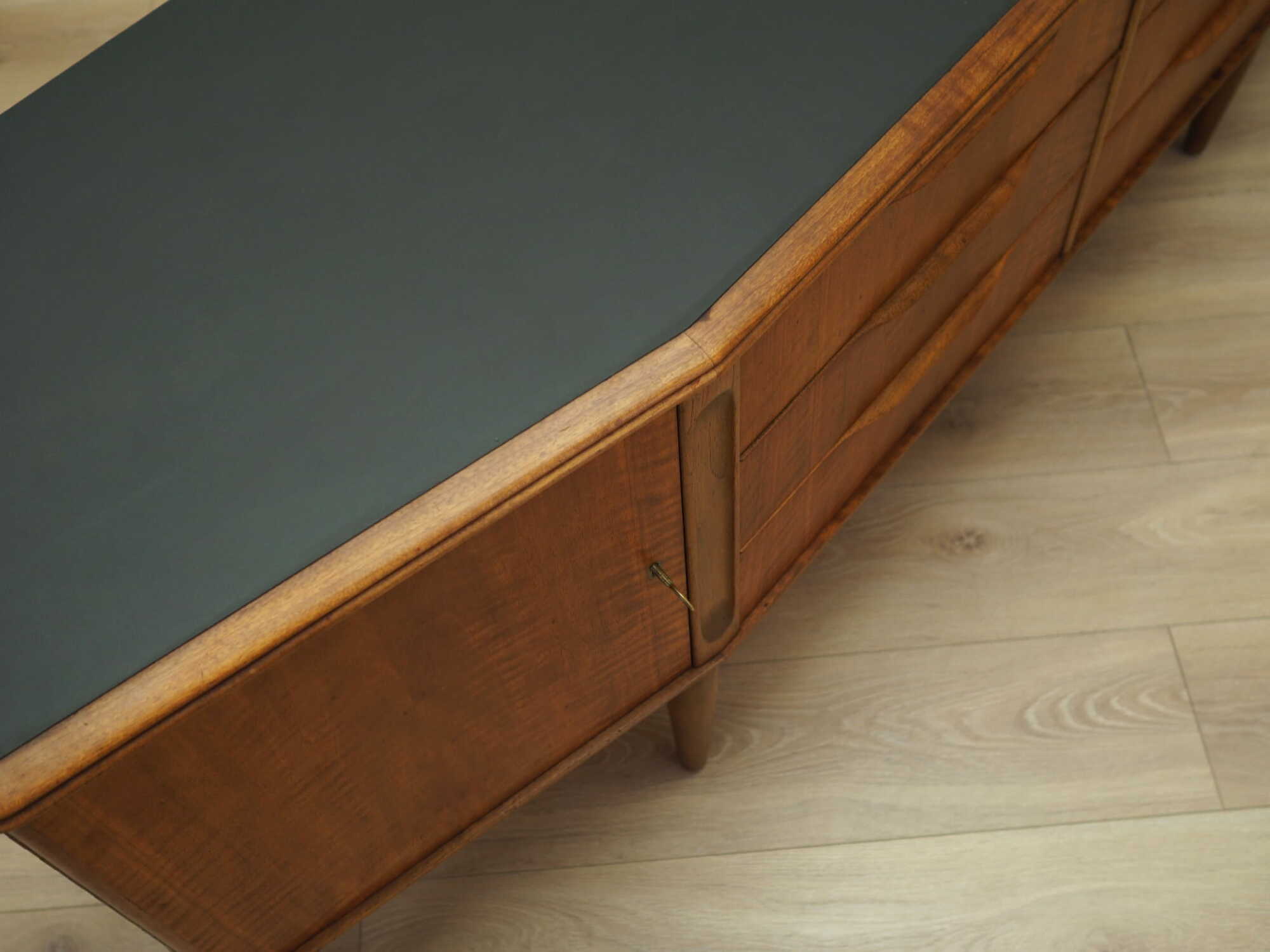 Vintage Sideboard Walnut Wood Brown 1960s 7