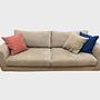 Dylan Sofa 3-Sitzer Danny Cream 1