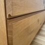 Lowboard Eiche Massiv Braun 8