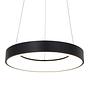 Ringlede LED-Pendelleuchte Aluminium 1-flammig 48cm 0