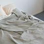 Crinkle Tagesdecke Grau 1