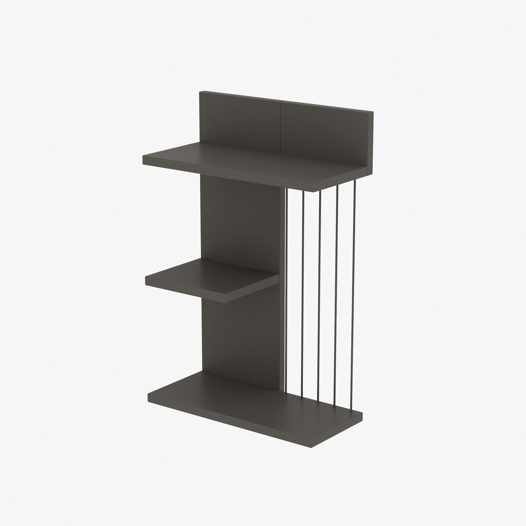 Kinik Wall shelf Wood veneer Anthracite 4
