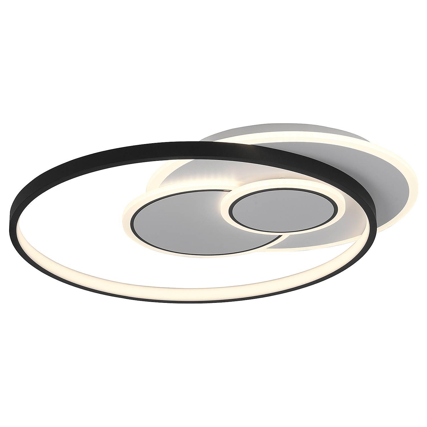 LED Deckenleuchte Mailak Typ C 2-Flammig Aluminium Eisen 0