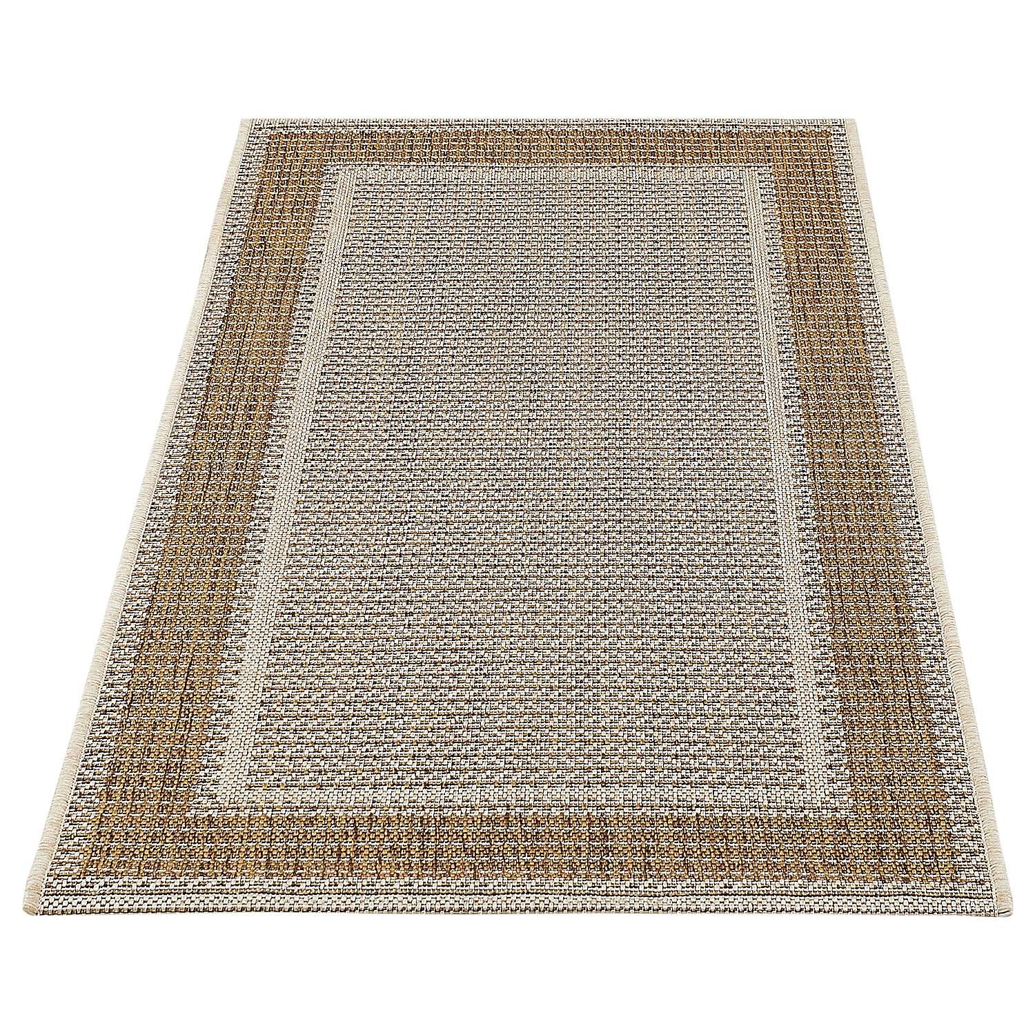 Indoor/Outdoor Runner Rug Arizona II Polypropylene Brown 3