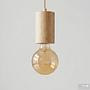 Eluno Pendant Light Solid Pine Iron 1-light 1