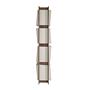 Cube Walnut veneer bookcase 3