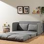 Saga Xl Sofa Bed 2-Seater Light Grey 4