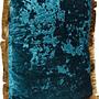 Cannes Dekokissen Petrol Blau 45x8x45cm 4