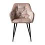 Armchair TILLY Velvet Vilda: Dusty pink Single chair 1