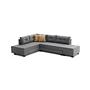 Manama Eckschlafsofa Links Grau 8