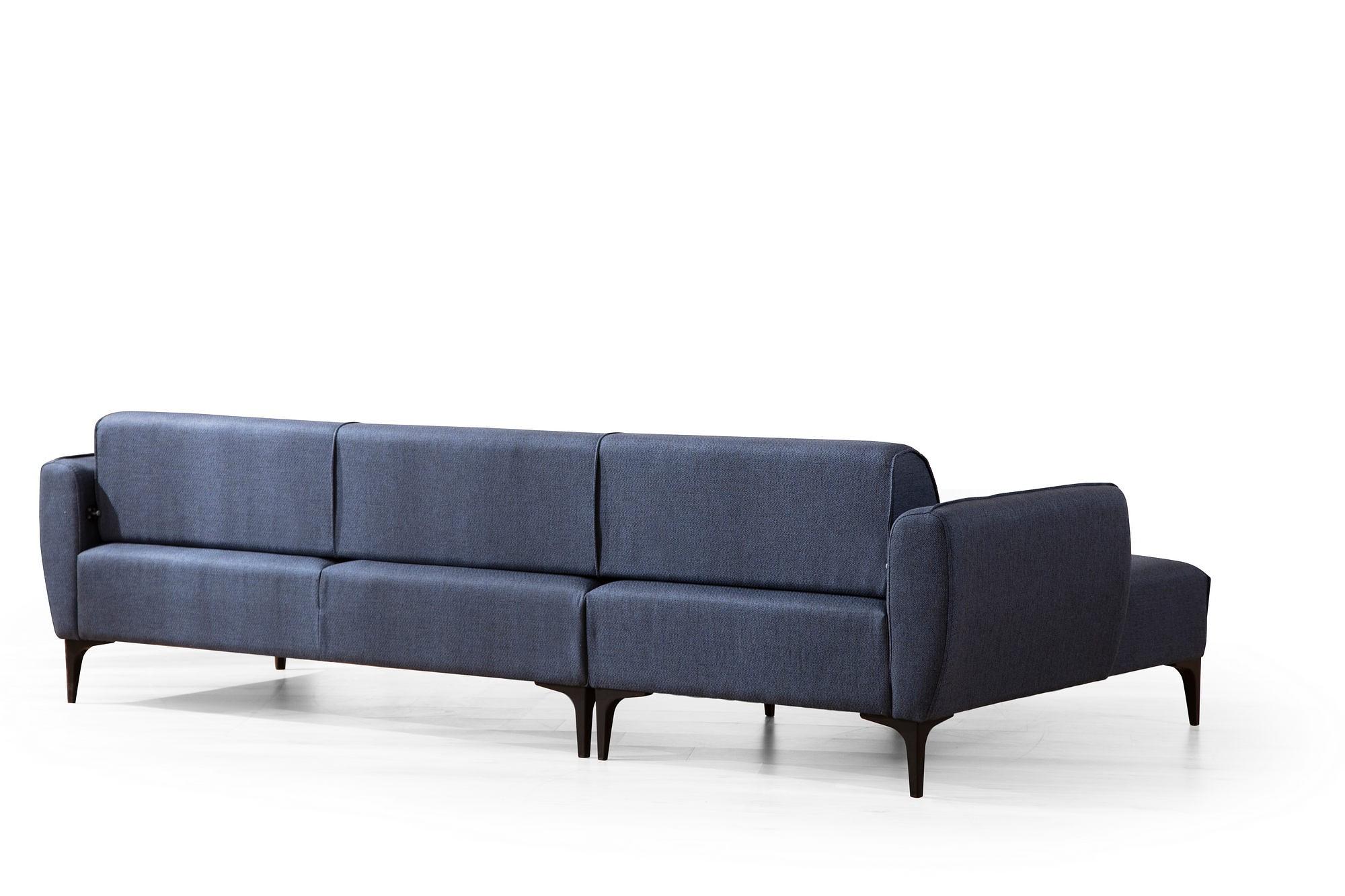 Belissimo Ecksofa Links Blau 6