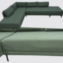 Vivica Schlafsofa Récamiere Links Cura Dark Green 9