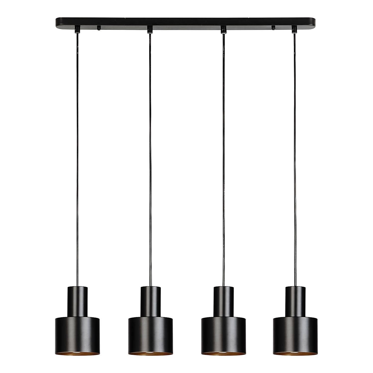 ISAK Pendelleuchte Eisen Schwarz 4-flammig 3