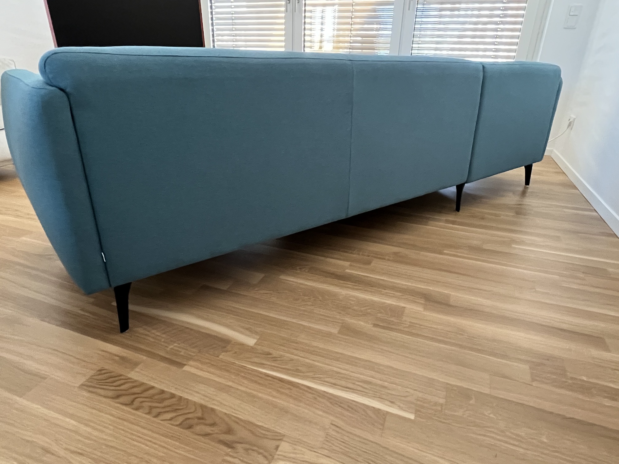 Modena Sofa Récamiere Links Textil Petrol 4