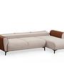 Aren Rechts Ecksofa Beige Zimt 9