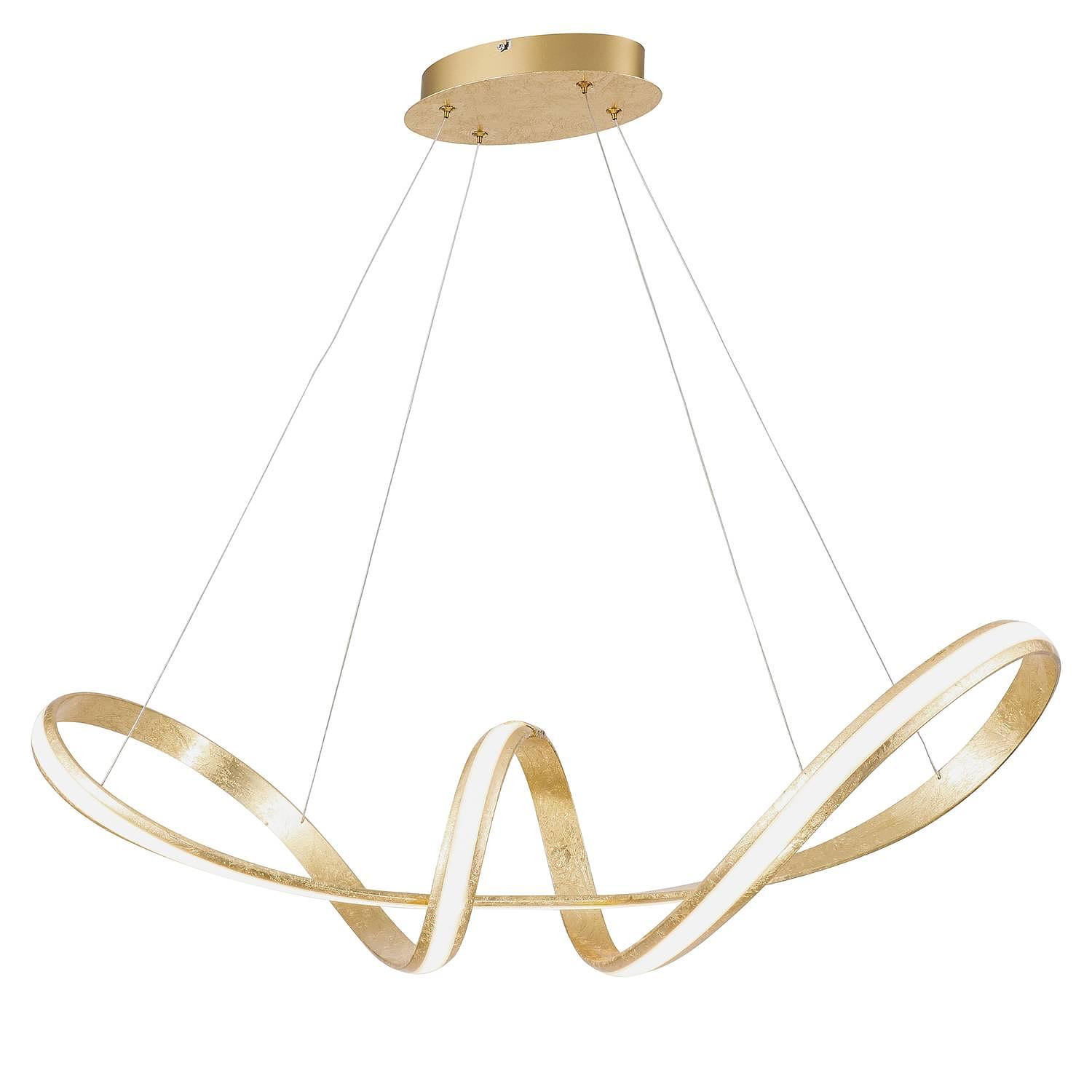 1-Flammig Melinda II LED-Pendelleuchte  Aluminium Acrylglas 0