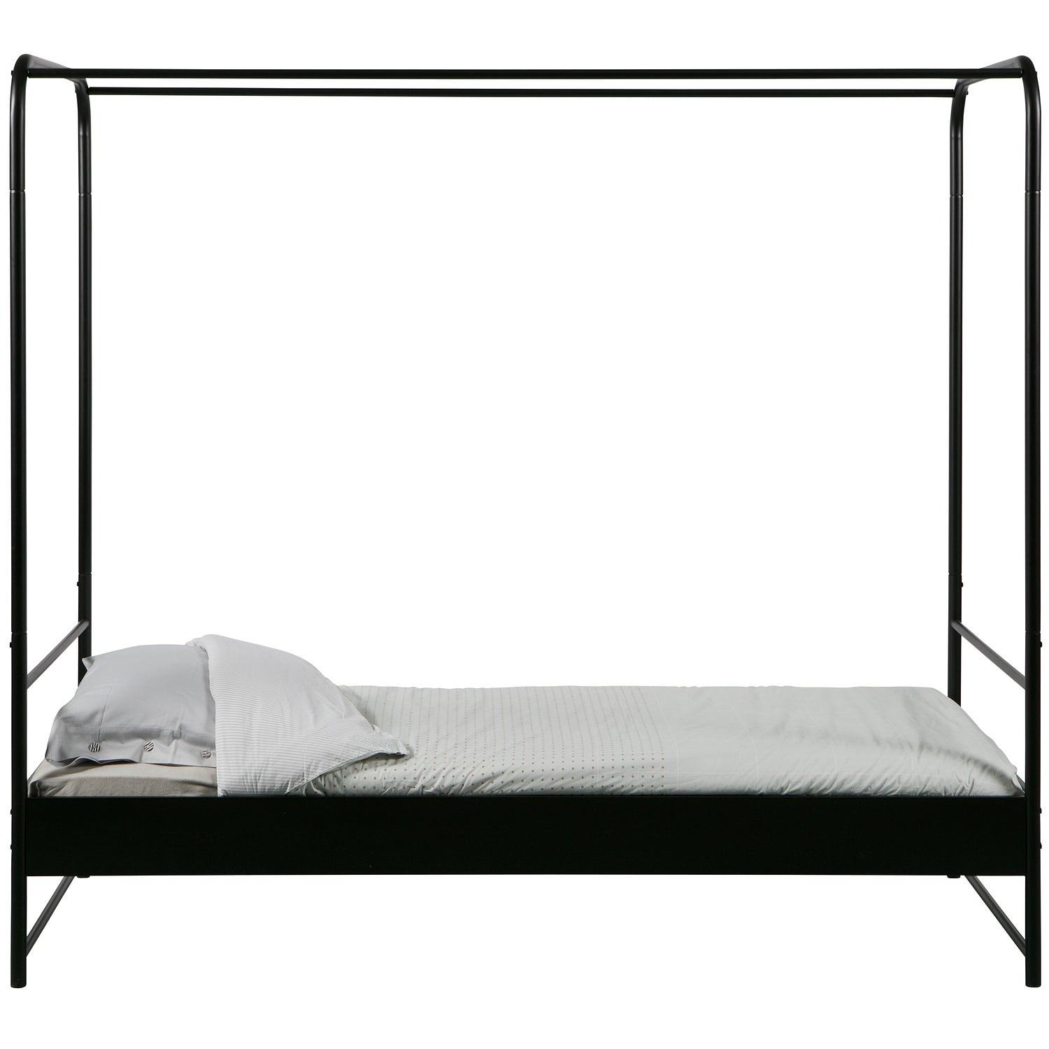 Kinderbett Metall Schwarz 2