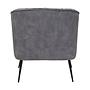 Chester Armlehnsessel Textil Metall Grau 2