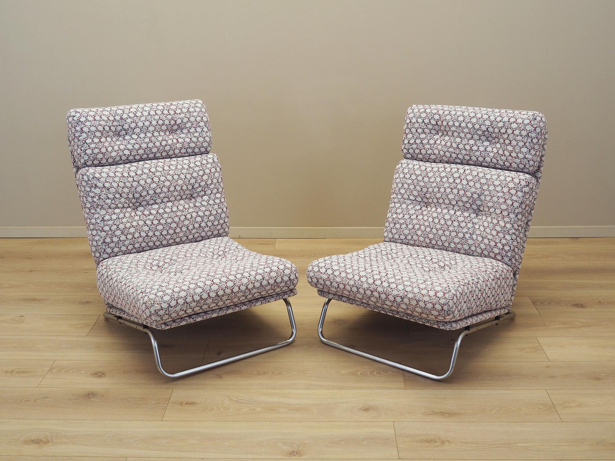 2x Vintage Loungesessel 1970er Jahre 1