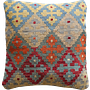 Rug Pillow Wool Cotton Multicolored 0
