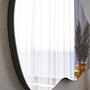 Flow Mirror Black 40cm x 72cm 3