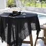 Tablecloth Linen Black 150x200cm 5