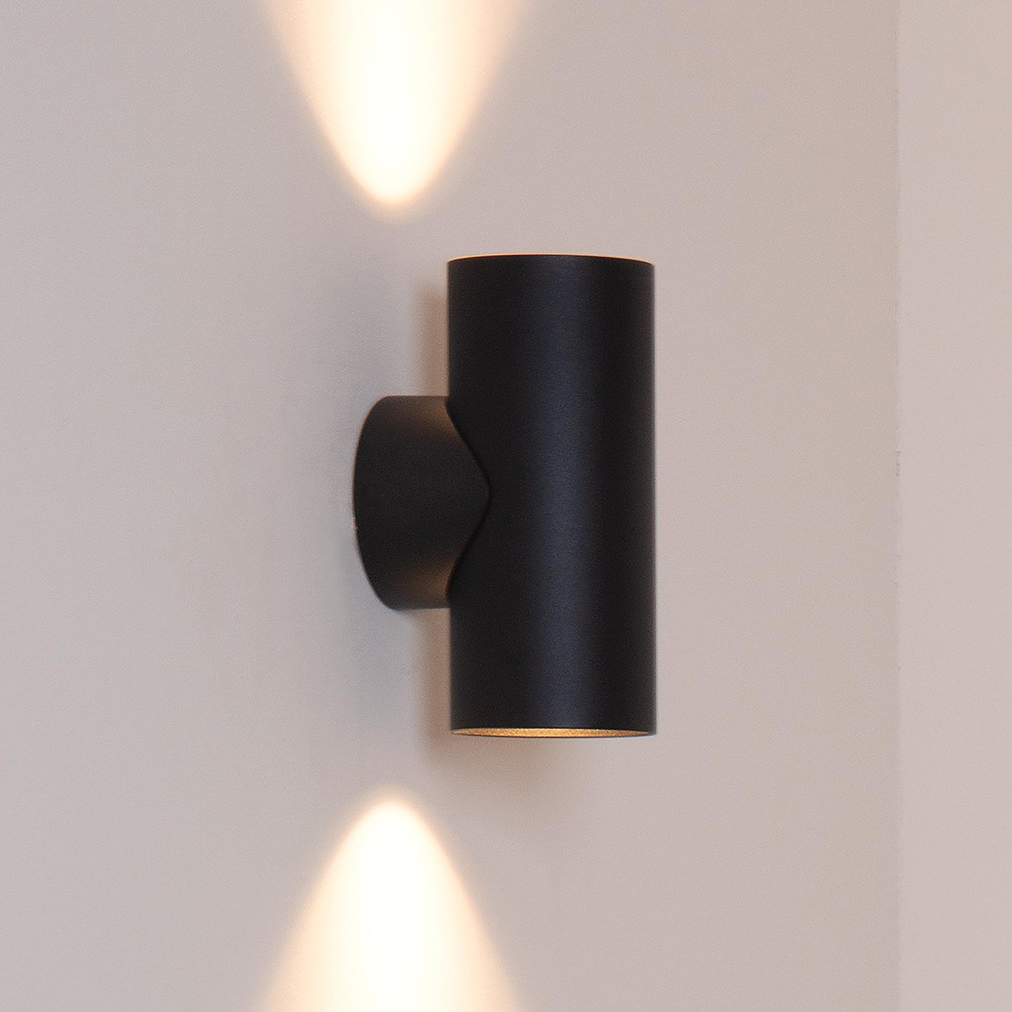 Bondi Wandleuchte Aluminium Schwarz 1