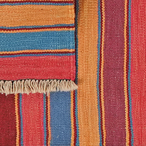 Kilim Gashgai Teppich Mehrfarbig 4