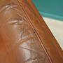 Vintage Sessel Leder Braun 1960er Jahre 14