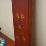 Vintage wall decoration wood brown 1970s 11