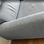 3-Seater Sofa Bed Blue 3