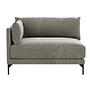 Vincent 1-Sitzer Modul Links Planet Grey Green 0