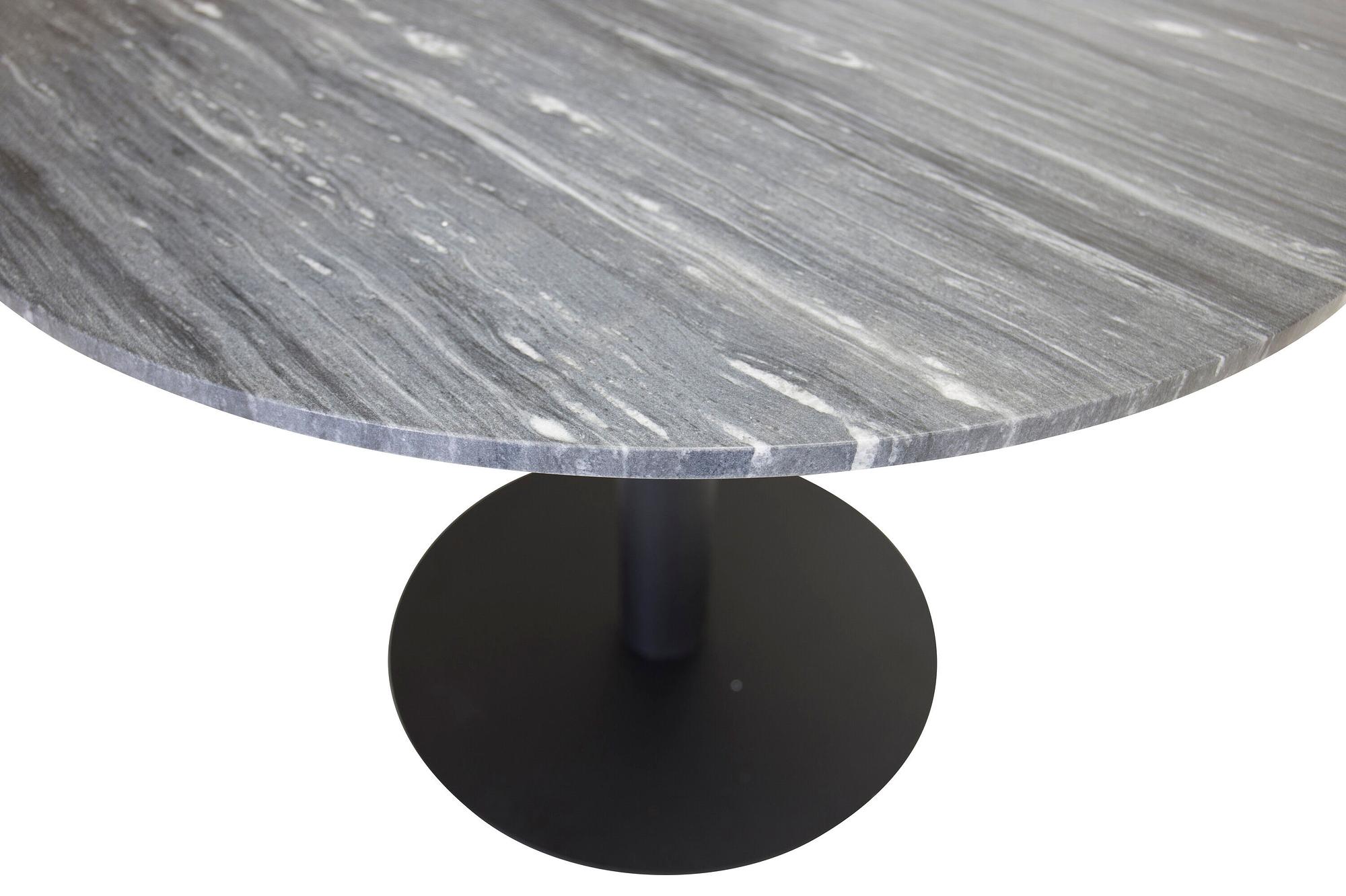 Estelle Dining Table Marble Grey Ø106cm 4