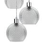 NADE pendant light 5-bulb glass iron 4