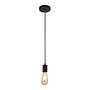 Squiggle Pendant Lamp Steel Black 1-light 1