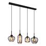 Pendelleuchte Matt Typ C Farbglas Eisen 4