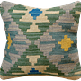 Kilim Kissenbezug Mehrfarbig 0