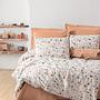 Bed linen set 6 pieces Oeko-Tex Cotton Terrazzo 220x240cm 0