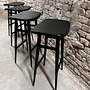 Freja Bar stool Black  1