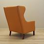 Armchair Leather Orange 1970s 6
