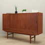 Vintage Highboard Teakholz Braun 1970er Jahre 3