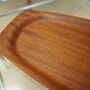Vintage Tray Teak Wood Brown 1960s 3