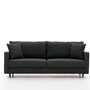 Modernes Sofa 3-Sitzer Anthrazit 2