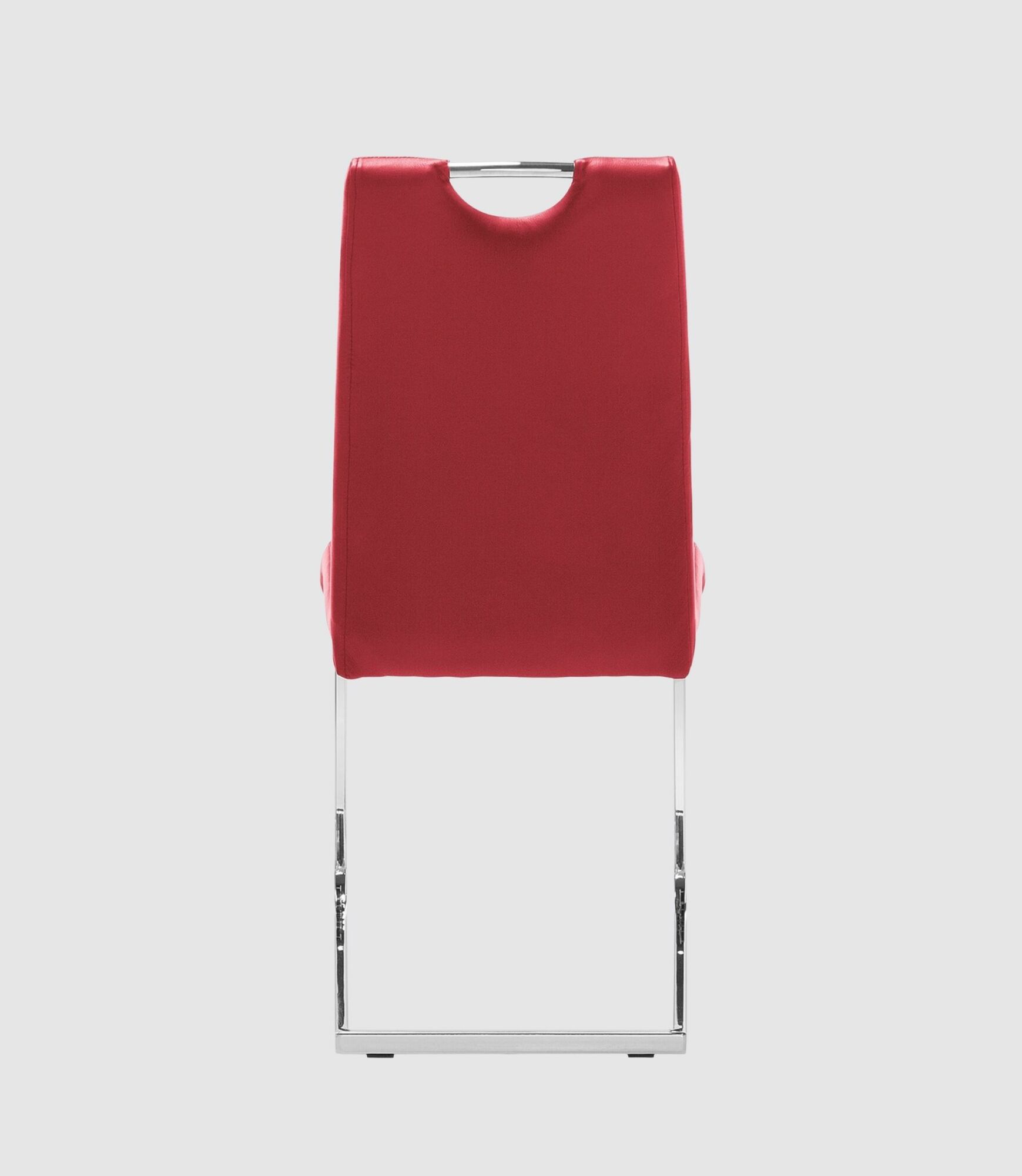 Freischwinger Pasala Kunstleder Burgunderrot 2er Set 4