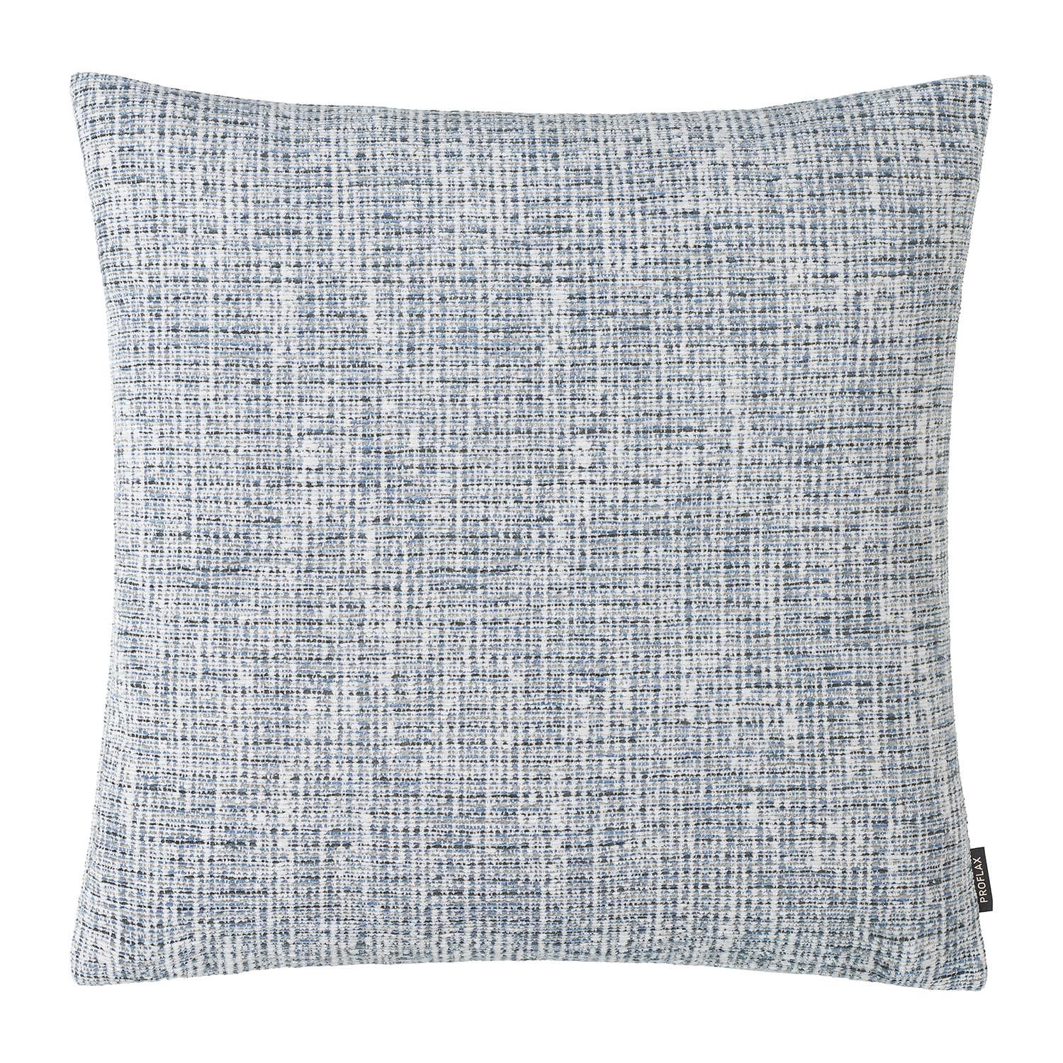 Kissenbezug Nica Mischgewebe Blau 50 x 50 cm 0