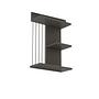 Kinik Wall shelf Wood veneer Anthracite 5