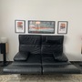 Sofa Leder Schwarz 3