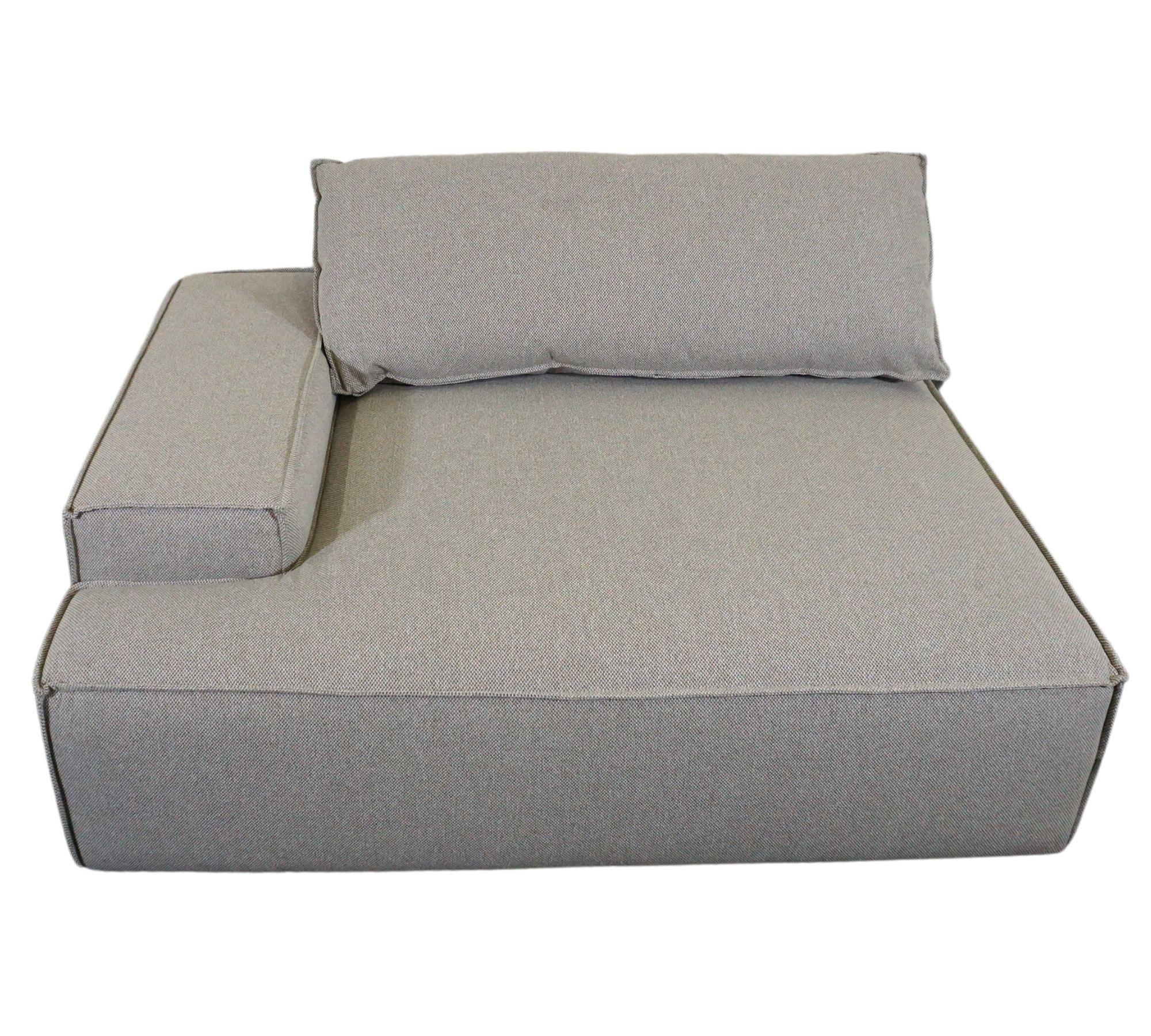 Daphne 1-Sitzer Modul Links Agnes Brown 6